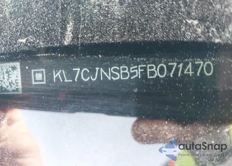 2015 Chevrolet Trax Ltz z USA, uszkodzony, nr VIN KL7CJNSB5FB071470